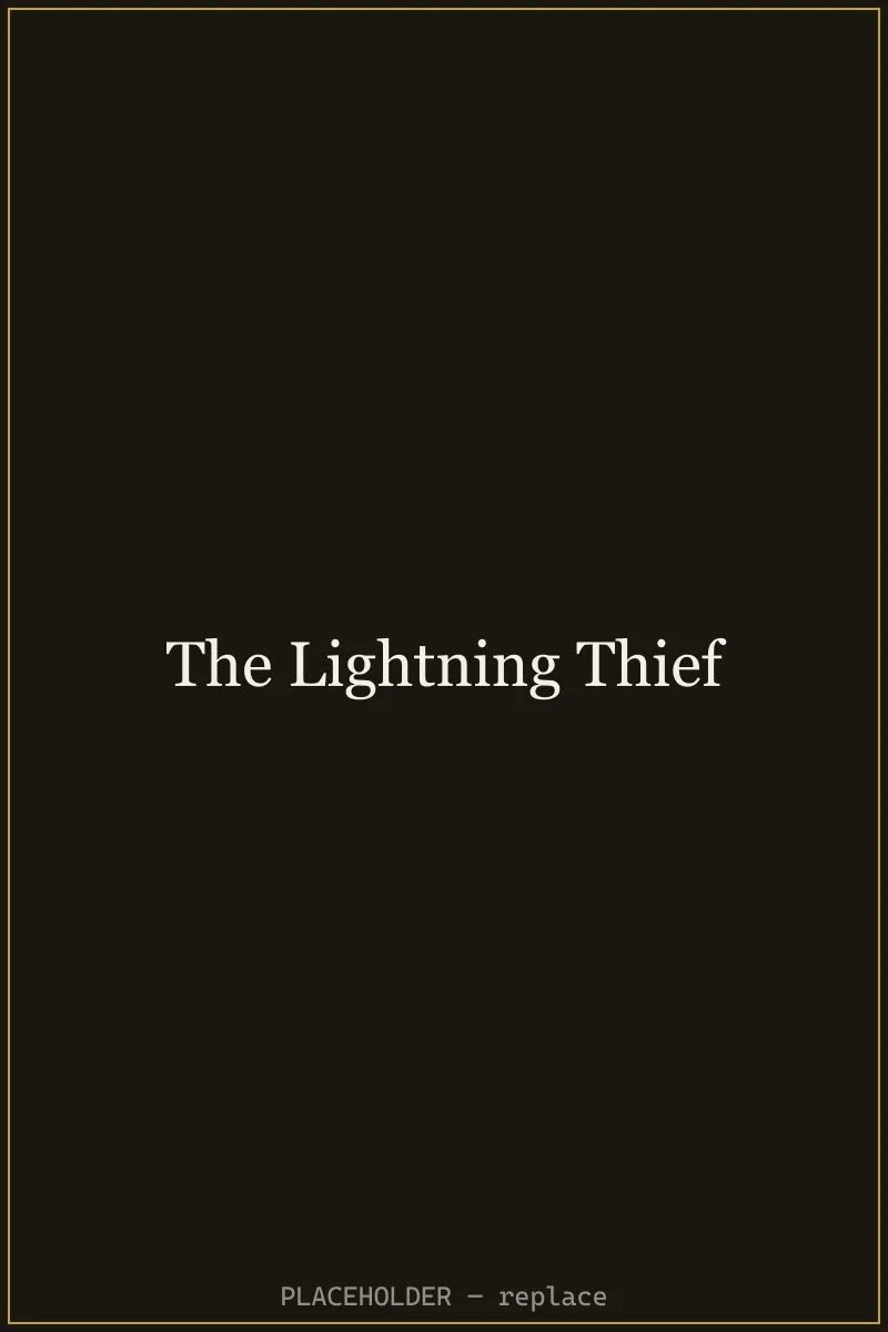 Cover of The Lightning Thief by Rick Riordan